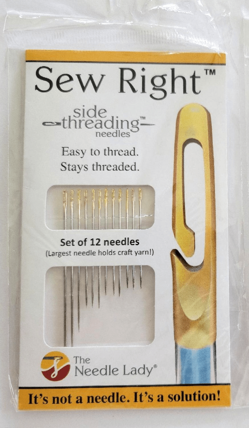 The Needle Lady's Side Threading Needles 12pc - Nebraska Quilt Company - N09562