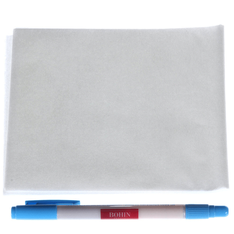 Transfer Veil Mesh 12" x 20" With Water Soluble Transfer Pen - Nebraska Quilt Company - N12506