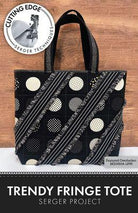 Trendy Fringe Tote Serger Project Pattern - Nebraska Quilt Company - PUB01198