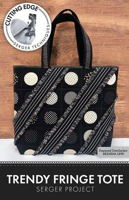Trendy Fringe Tote Serger Project Pattern - Nebraska Quilt Company - PUB01198