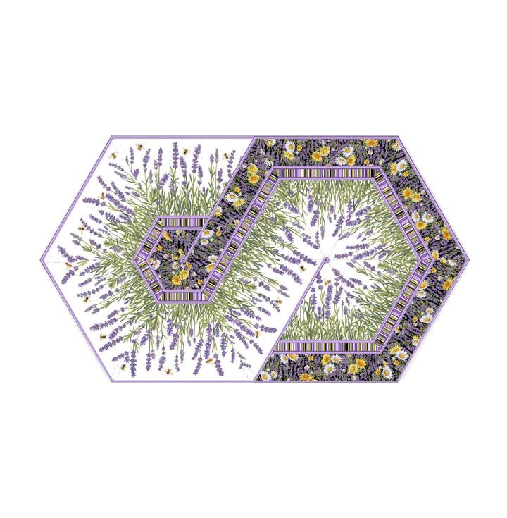 Triangle Frenzy Swirl Pattern - Nebraska Quilt Company - PUB30453