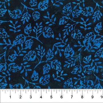 Tuscan Terrace Leaf TossIndigo - 80955 - 45 - Banyan Batiks - Nebraska Quilt Company - F05049