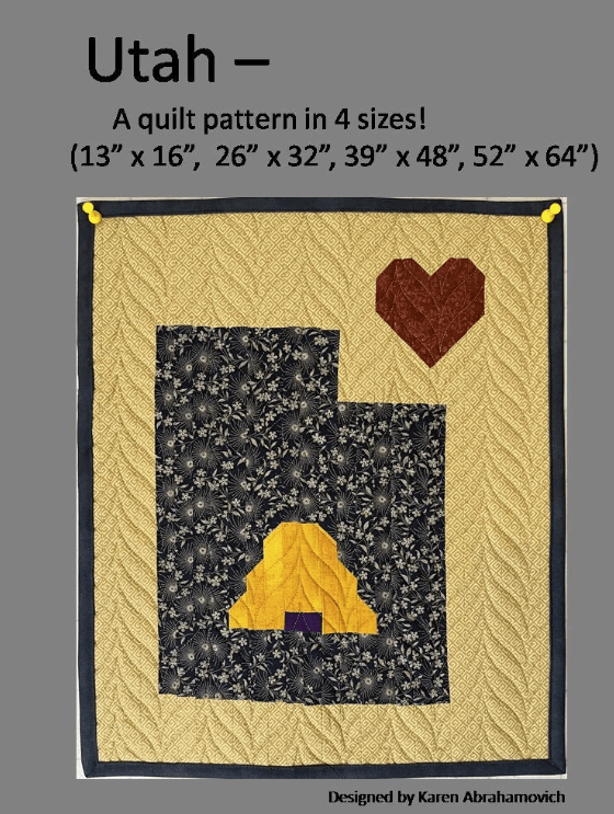 Utah Quilt Pattern - Nebraska Quilt Company - PUB07944