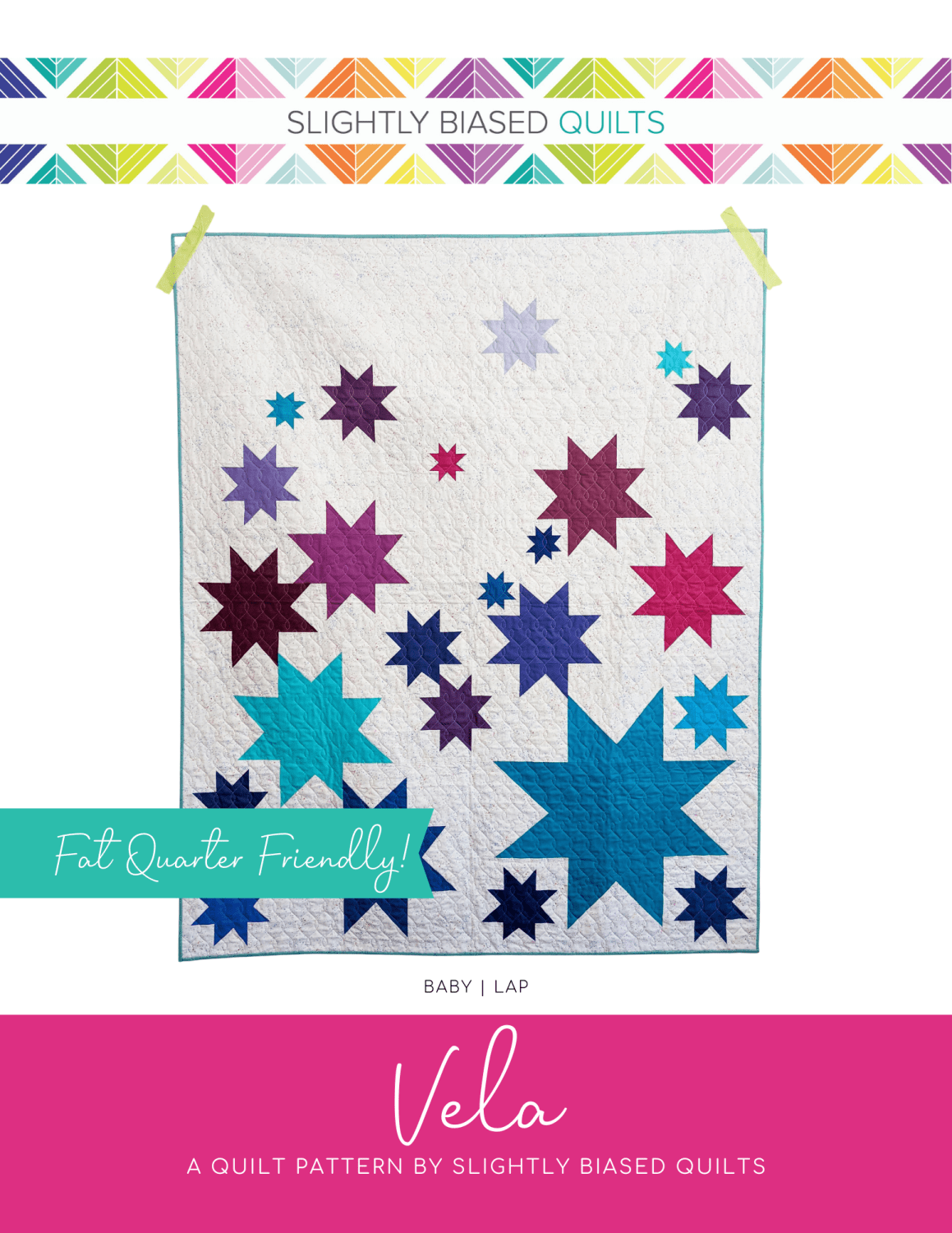 Vela Quilt Pattern - Nebraska Quilt Company - PUB08188