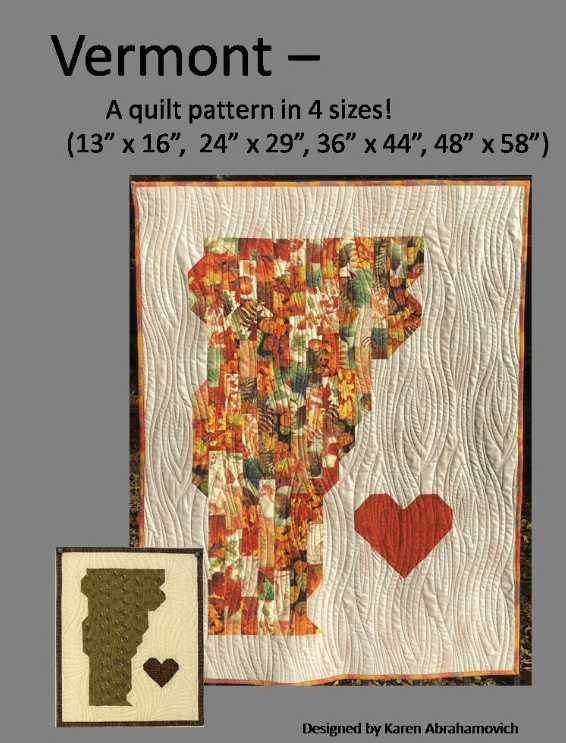 Vermont Quilt Pattern - Nebraska Quilt Company - PUB07945