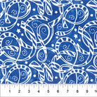 Vintage Spirit Got The Blues Ribbons - 83016 - 44 - Banyan Batiks - Nebraska Quilt Company - F04149