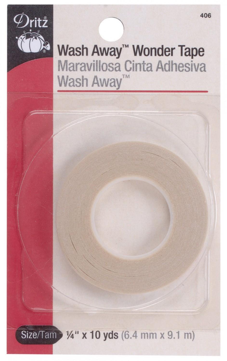 Wash Away Wonder Tape 1/4" x 10 yds - Nebraska Quilt Company - N14383
