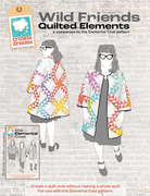 Wild Friends Quilted Elements Pattern - Nebraska Quilt Company - Wild Friends Quilted Elements Pattern
