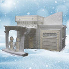 Winter Village: Freestanding Gas Station CD - Nebraska Quilt Company - PUB02058