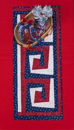 Wonky Waves Table Runner Pattern - Nebraska Quilt Company - PUB05610