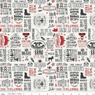 Woodsman Text Cream - C13762 - CREAM - Riley Blake Designs - Nebraska Quilt Company - F06780
